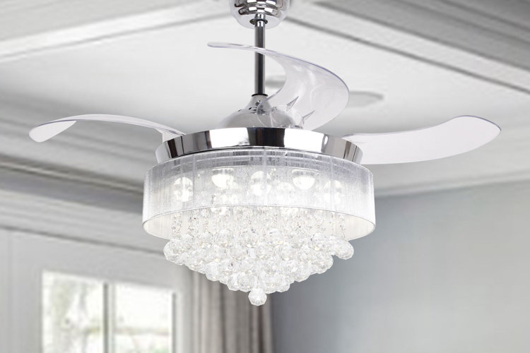 Top 10 Chrome Ceiling Fans in 2022 | Wayfair